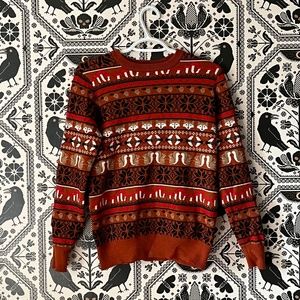 Cottagecore Cozy Autumn Fox 🦊  Sweater